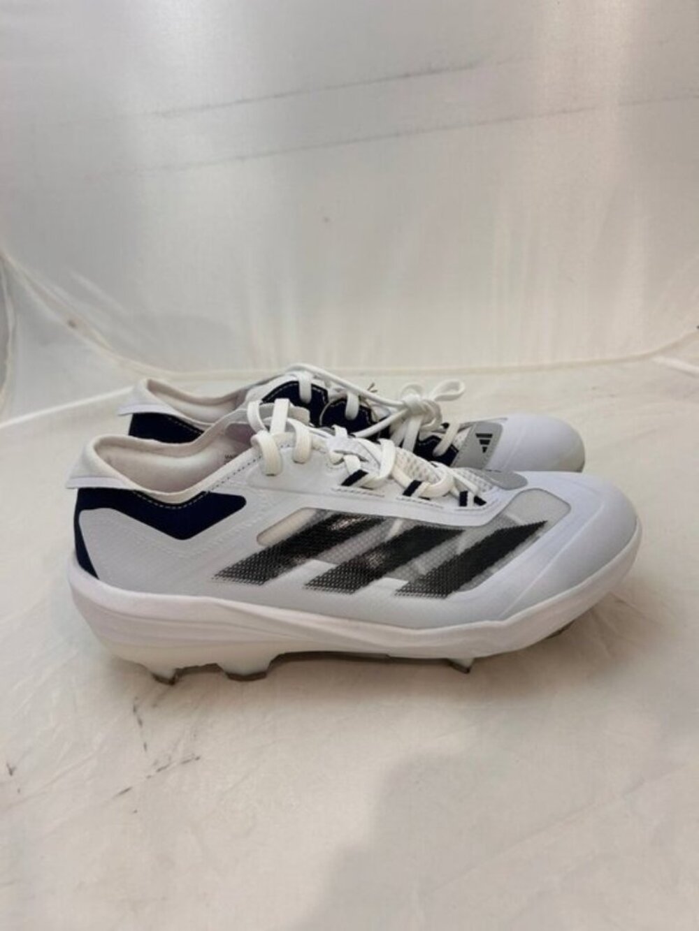 Adidas Adizero impact TPU baseball cleats white navy men’s 7.5 & 8.5 IH3461 NWT